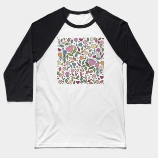 Floral pattern Baseball T-Shirt